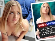 Kinky Officer Teaches Bratty Teen Jill Taylor A Lesson After He Caught Her Stealing - Shoplyfter